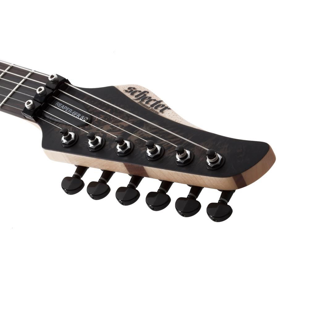 Schecter Reaper-6 FR-S Elektro Gitar (Satin Charcoal Burst)