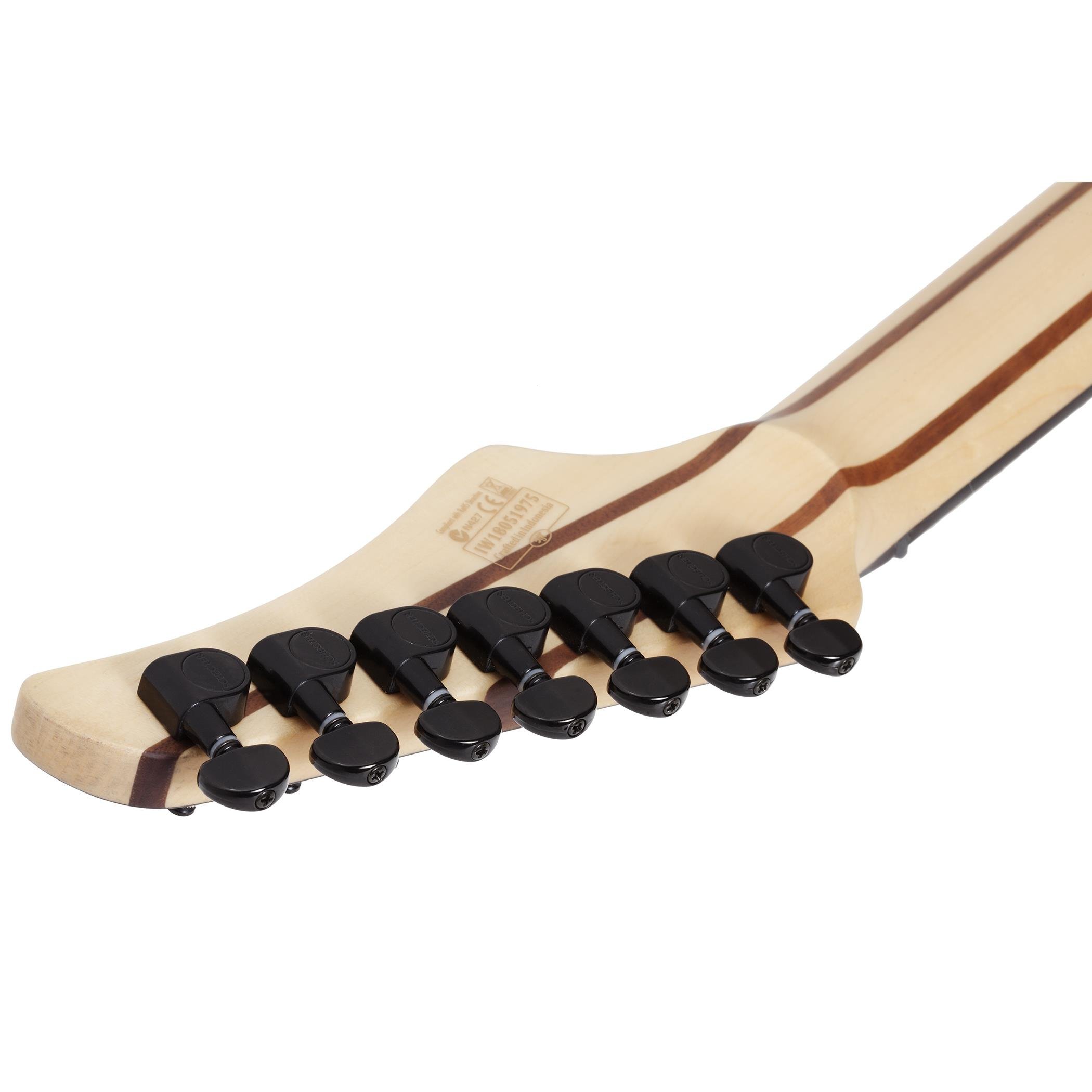 Schecter Reaper-7 Multiscale 7 Telli Elektro Gitar (Charcoalburst)