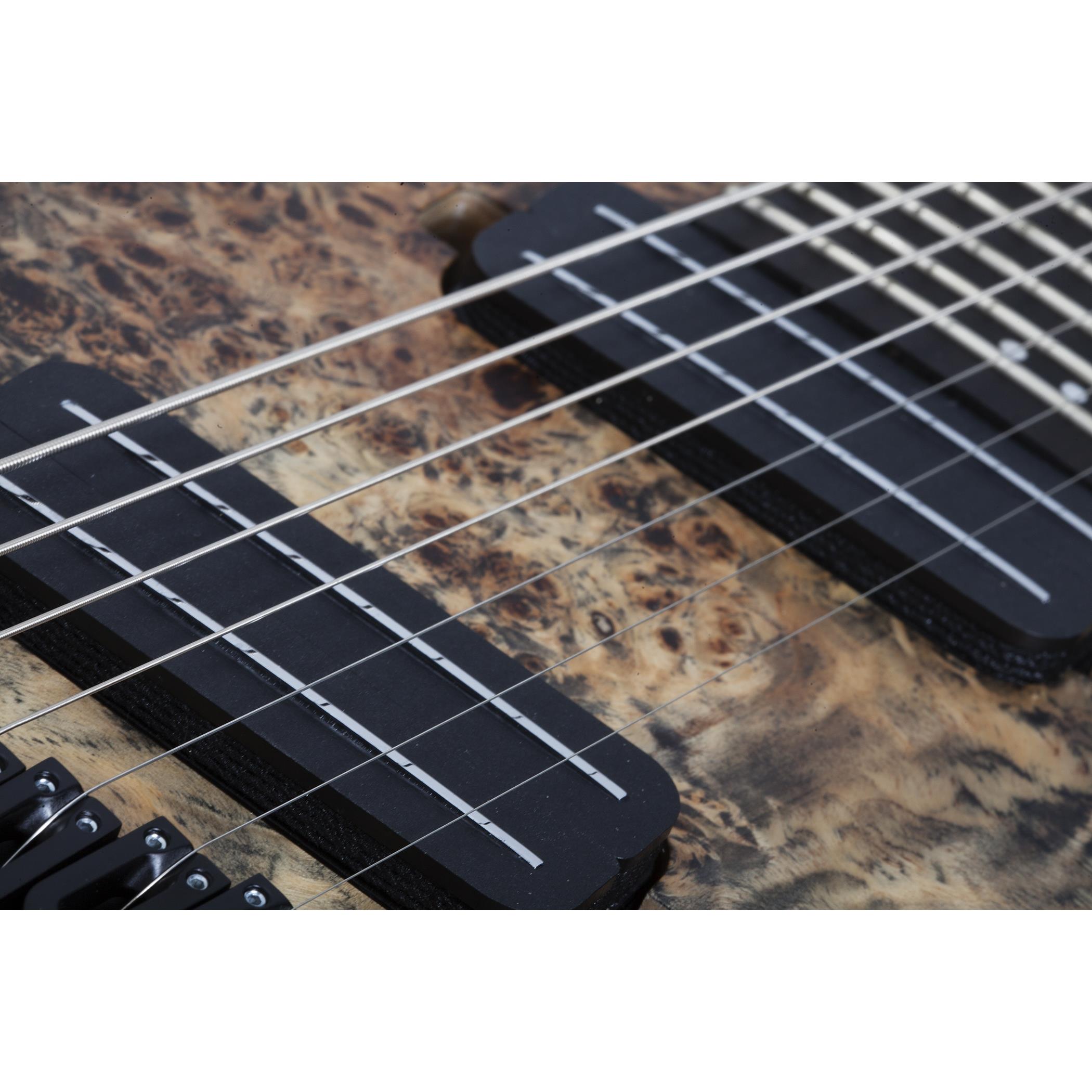 Schecter Reaper-7 Multiscale 7 Telli Elektro Gitar (Charcoalburst)