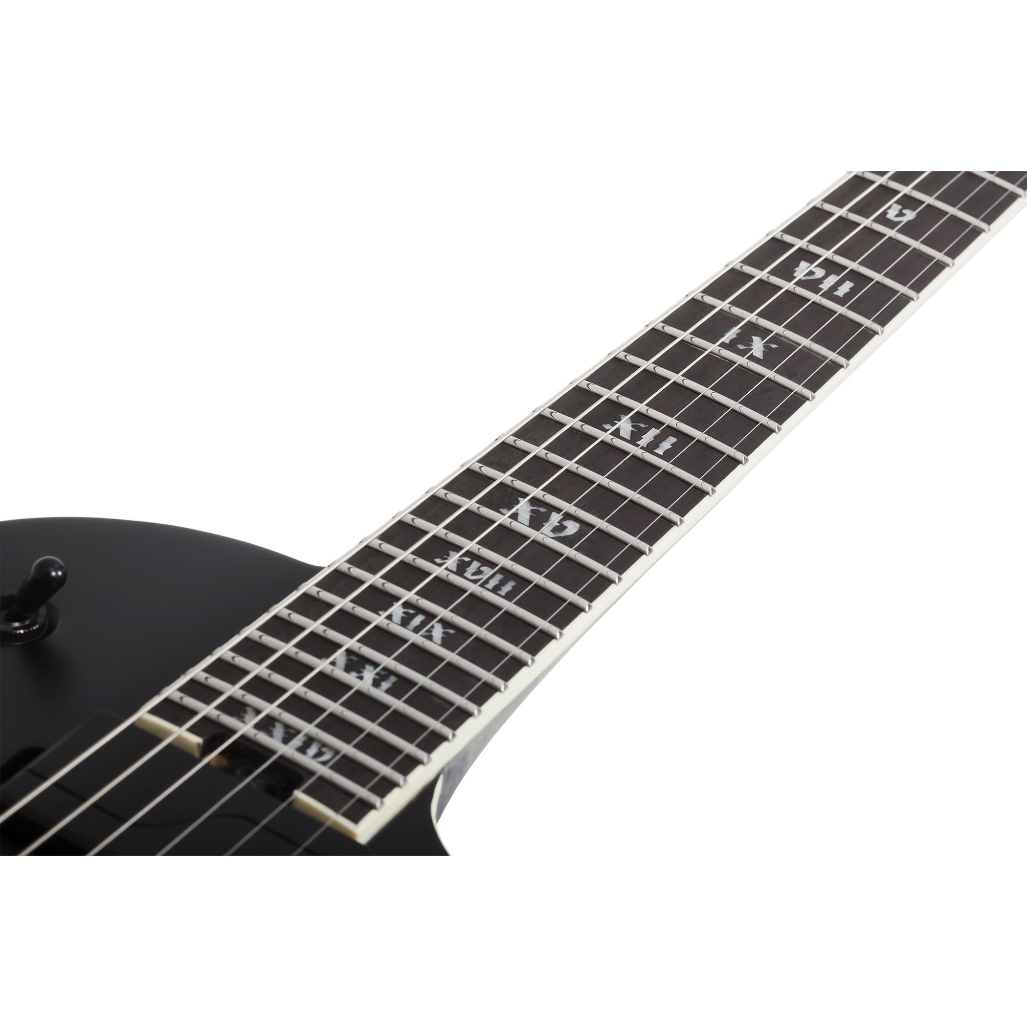Schecter Solo-II SLS Elite Evil Twin Elektro Gitar (Mat Siyah)