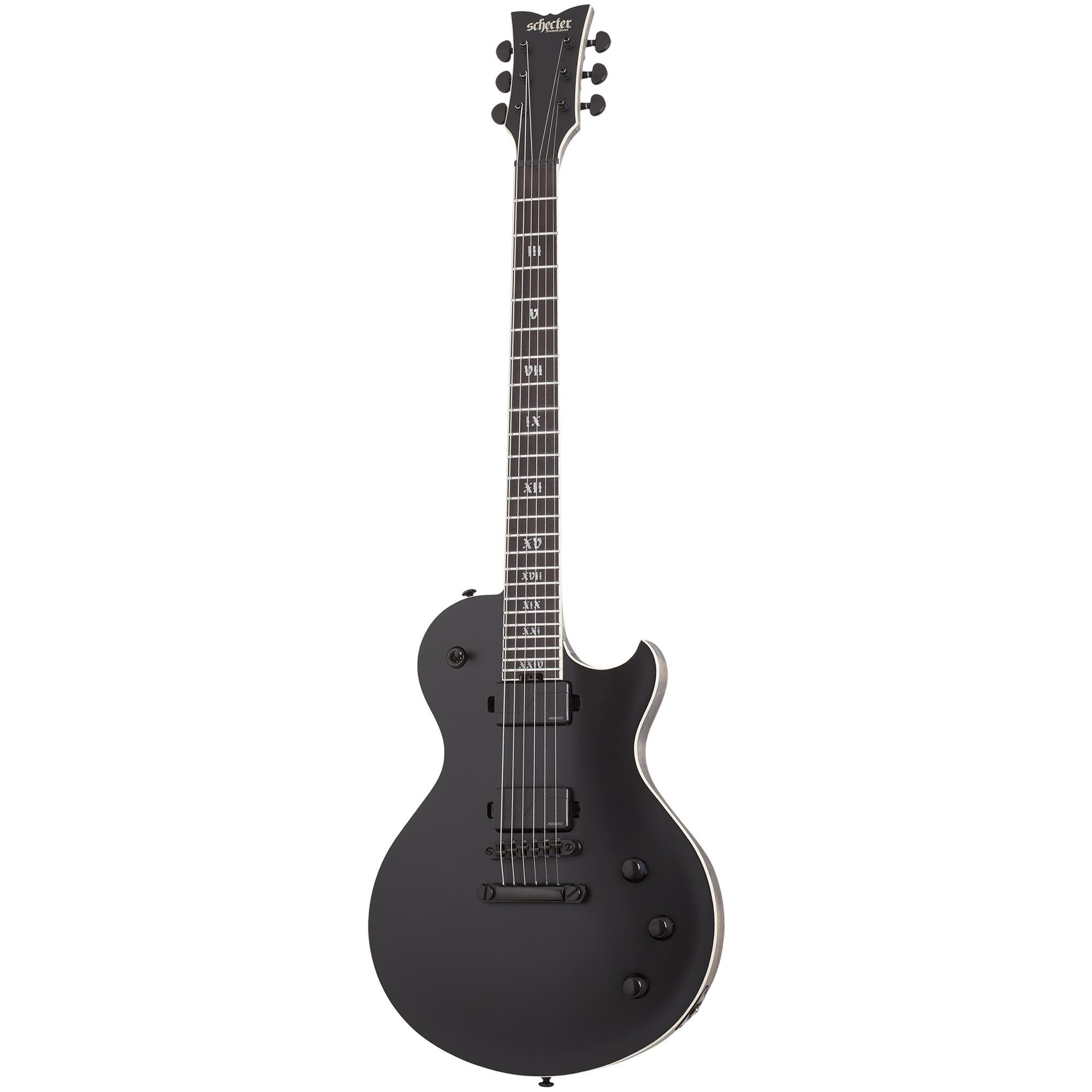 Schecter Solo-II SLS Elite Evil Twin Elektro Gitar (Mat Siyah)