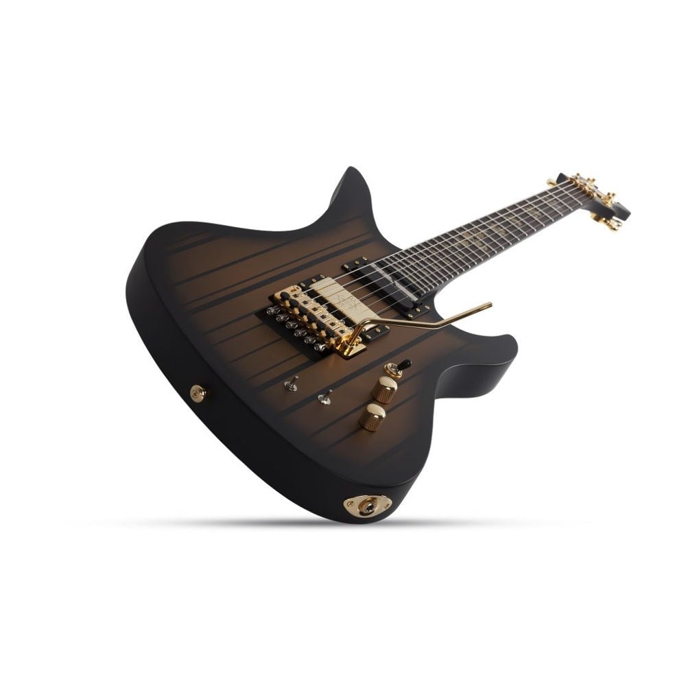 Schecter Synyster Custom FR Elektro Gitar (Satin Gold Burst)