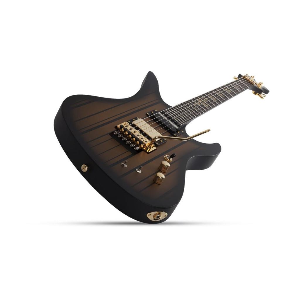 Schecter Synyster Custom FR Elektro Gitar (Satin Gold Burst)