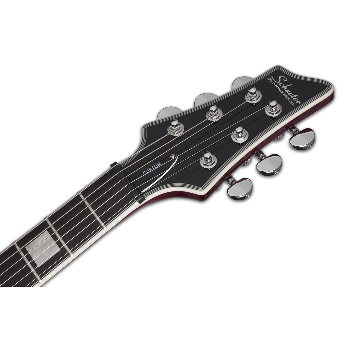 Schecter V-1 Custom Elektro Gitar (Trans Purple)