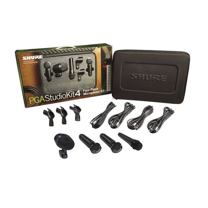 SHURE 4 Parça Davul Mikrofon Seti PGASTUDIOKIT4