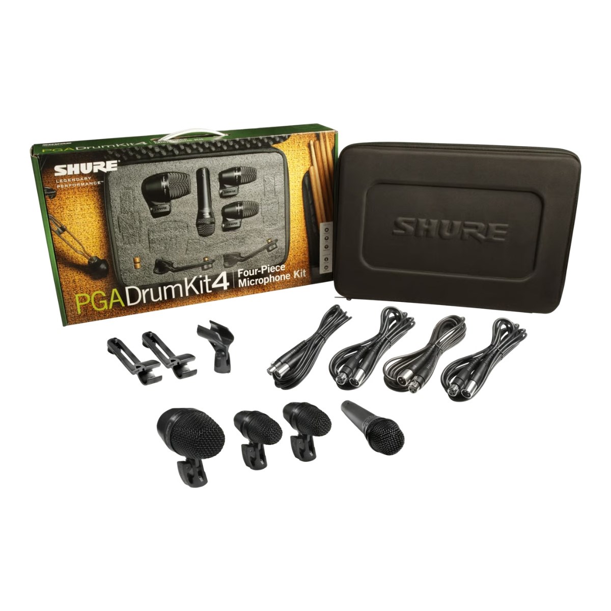 SHURE PG Alta Davul Mikrofon Seti 4 – Temel Mikrofon Paketi