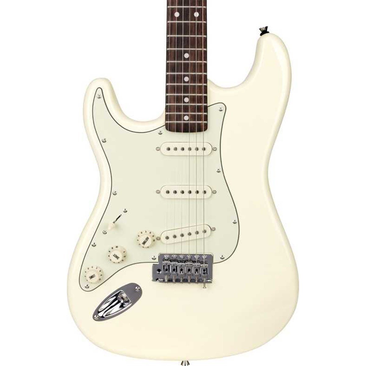 SX Stratocaster Solak Elektro Gitar (Vintage White)