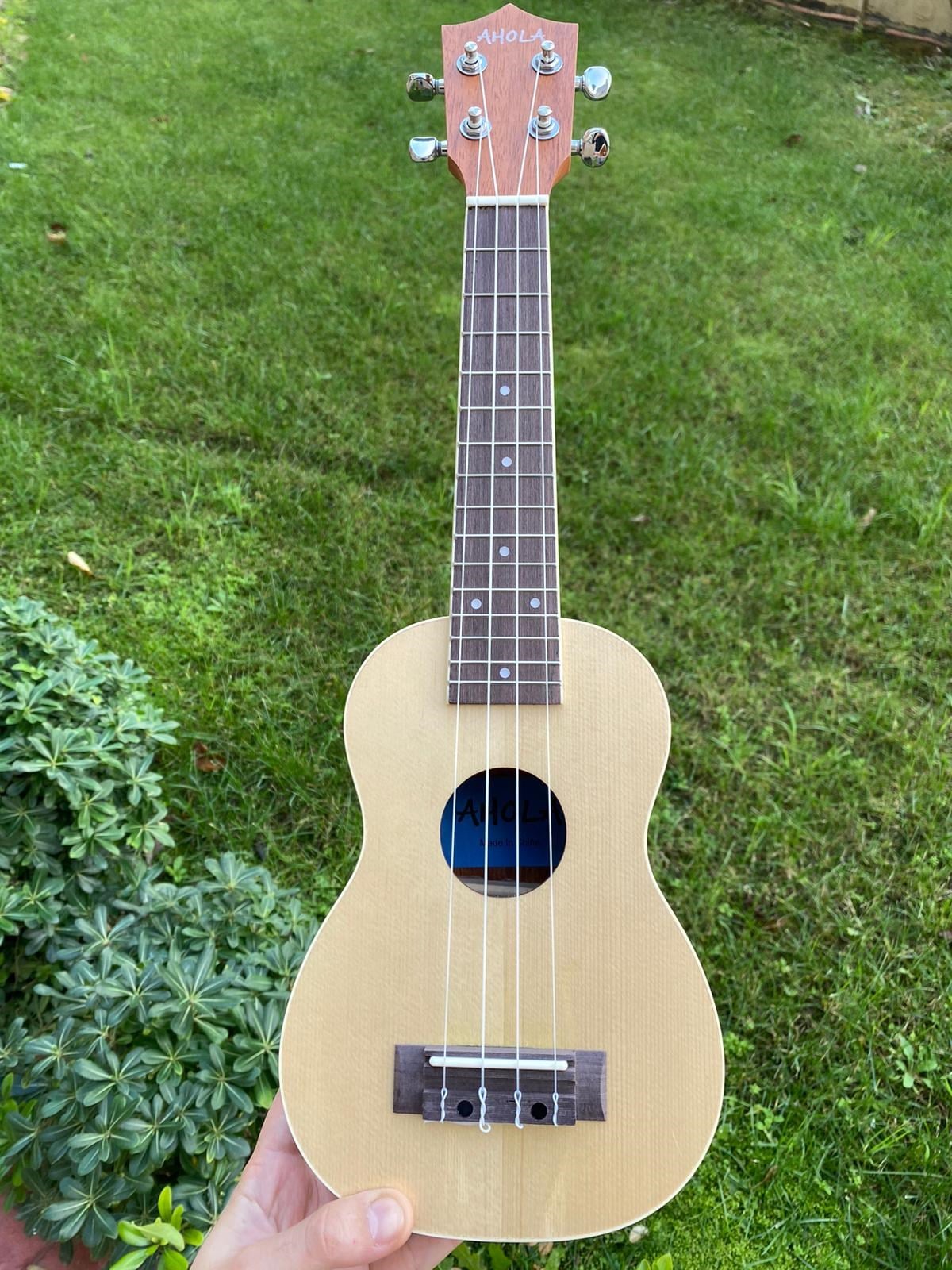 UKULELE AHOLA SOPRANA BOY MAUN- LADİN KAPAK PENA