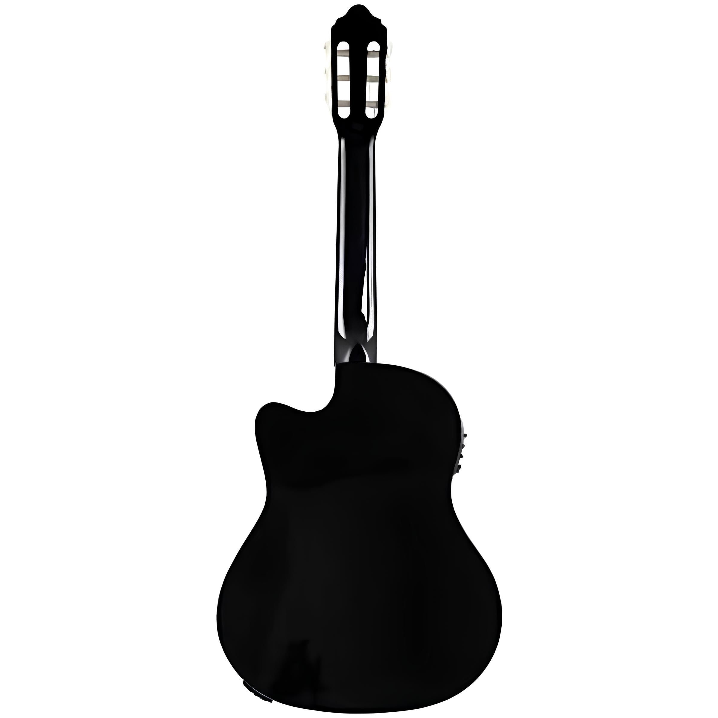 Valencia VC104TCVTBK 4/4 Elektro Klasik Gitar Siyah Sap Çelikli