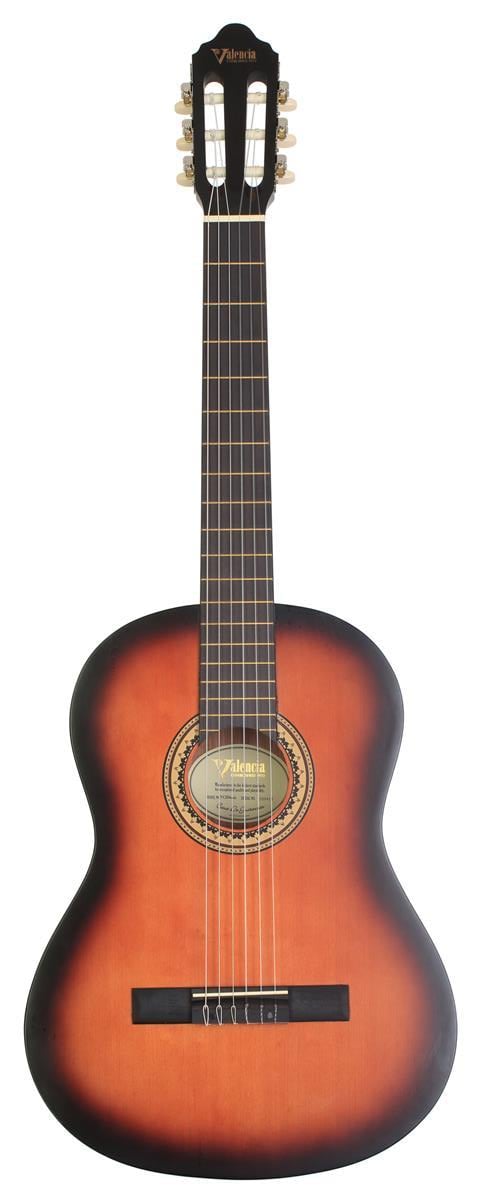 Valencia VC204CSB - Sunburst Mat Klasik Gitar
