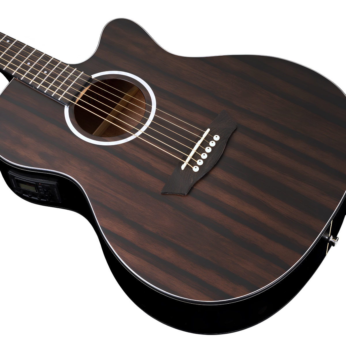 Washburn DFEACE Deep Forest Ebony Ace Elektro Akustik Gitar