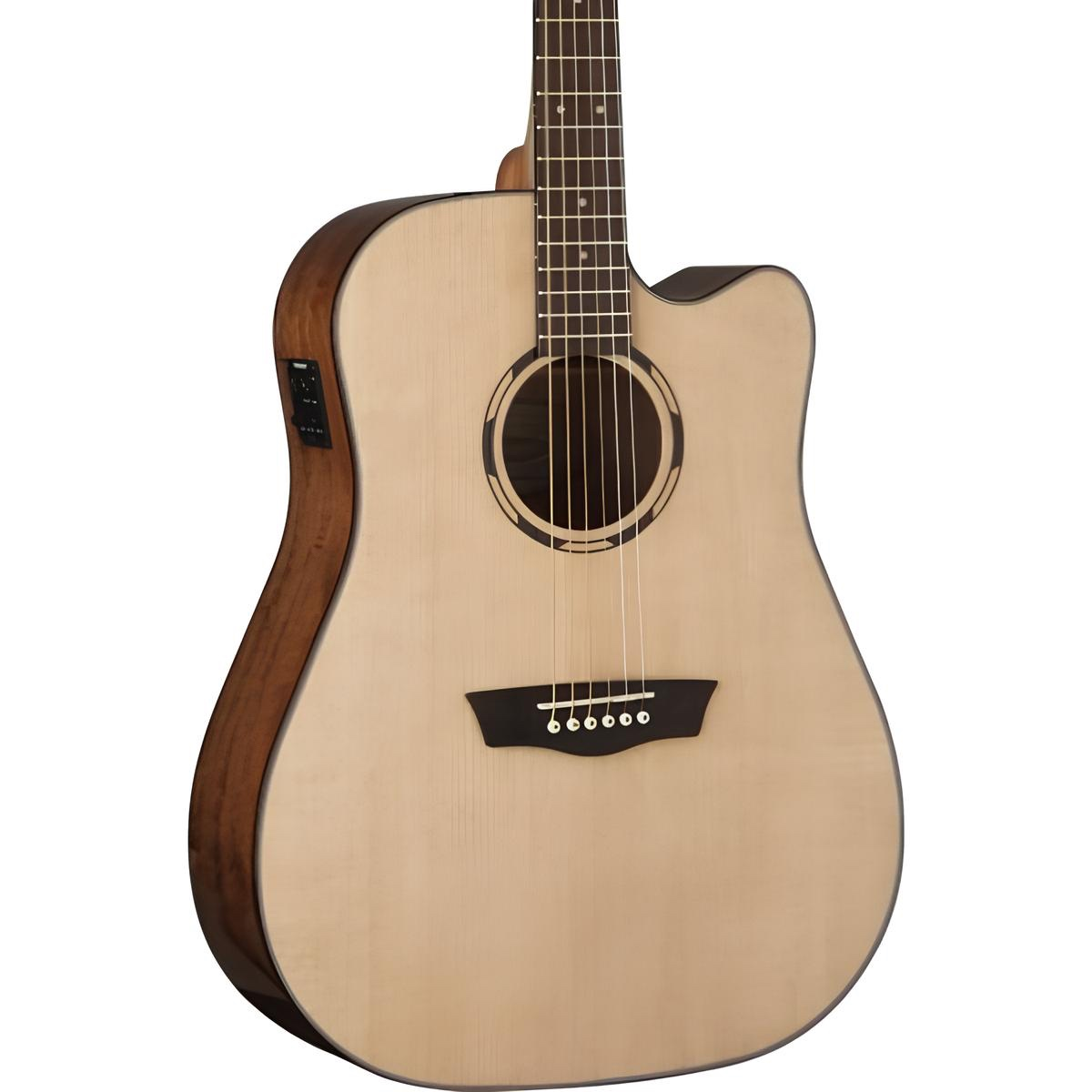 Washburn Woodline 10 Serisi WLD10SCE Elektro Akustik Gitar