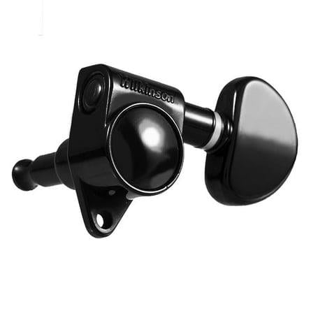 Wilkinson WJ303BK Grover Stil Akustik ve Elektro Gitar Burgu Seti (3-3 Dizilim)