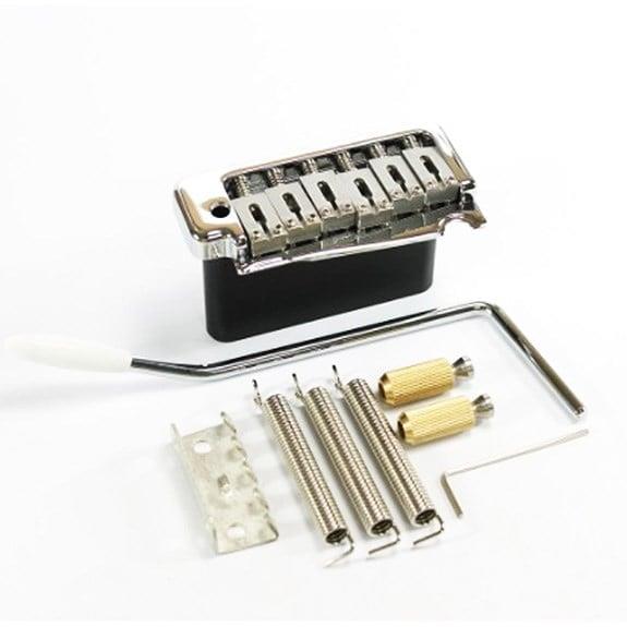 Wilkinson WVPSBCR Elektro Gitar Tremolo Köprü Seti Krom (Çelik Blok)