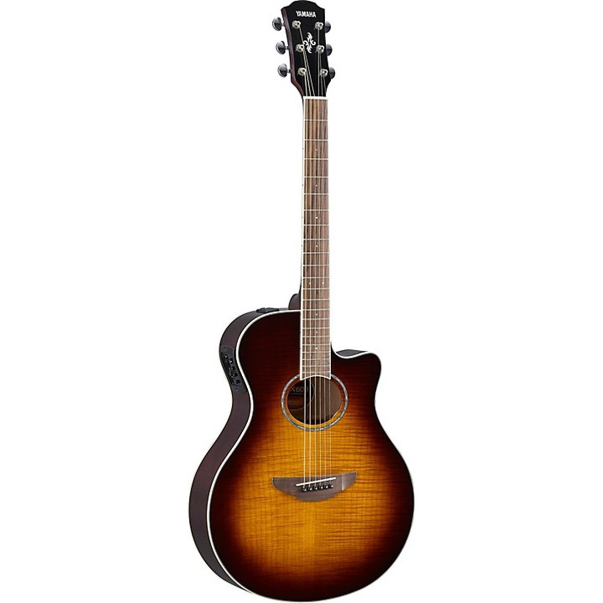 Yamaha APX600FMTBS Elektro Akustik Gitar (Flame Maple Toneburst)