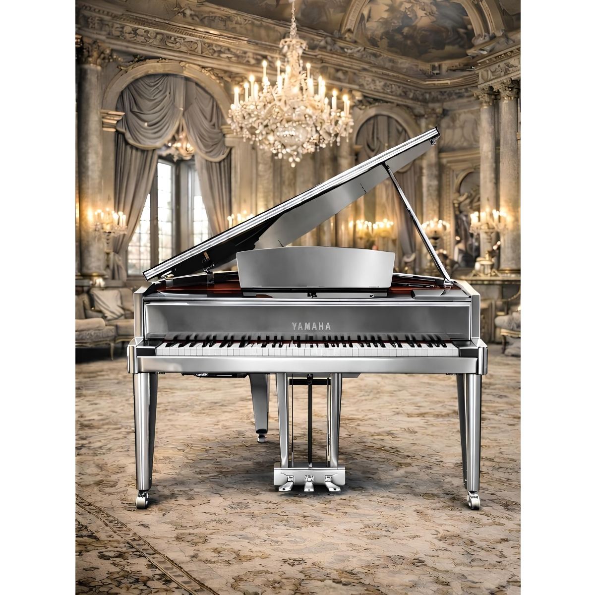Yamaha CLP865-S SİLVER SERİES Dijital Grand Piyano