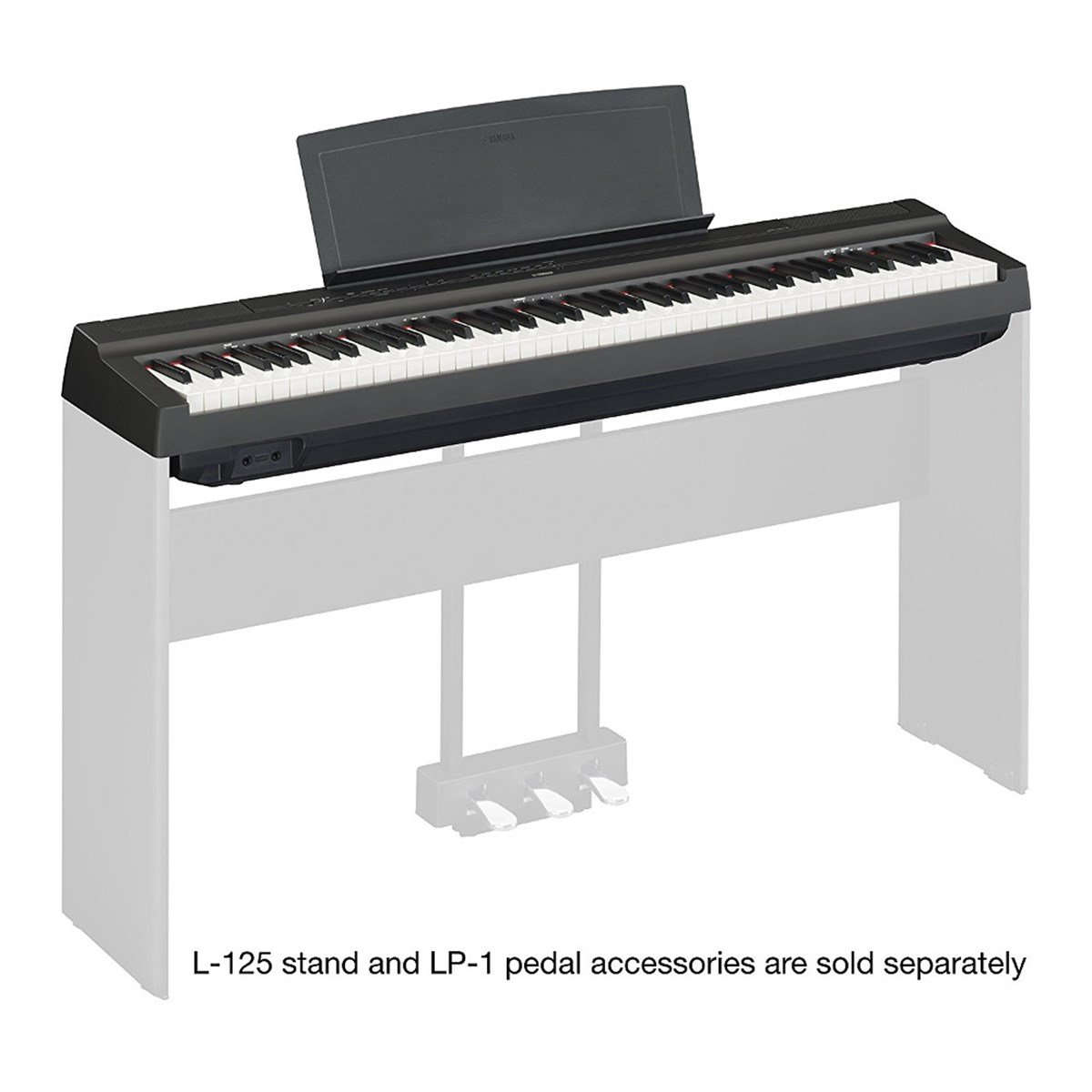 Yamaha P125 Taşınabilir Dijital Piyano (Siyah)