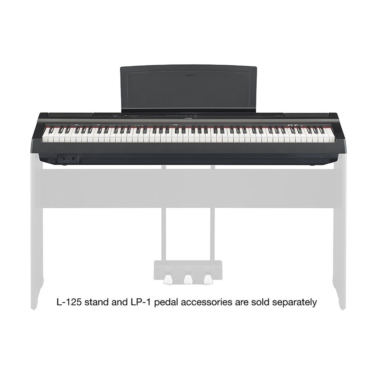 Yamaha P125 Taşınabilir Dijital Piyano (Siyah)