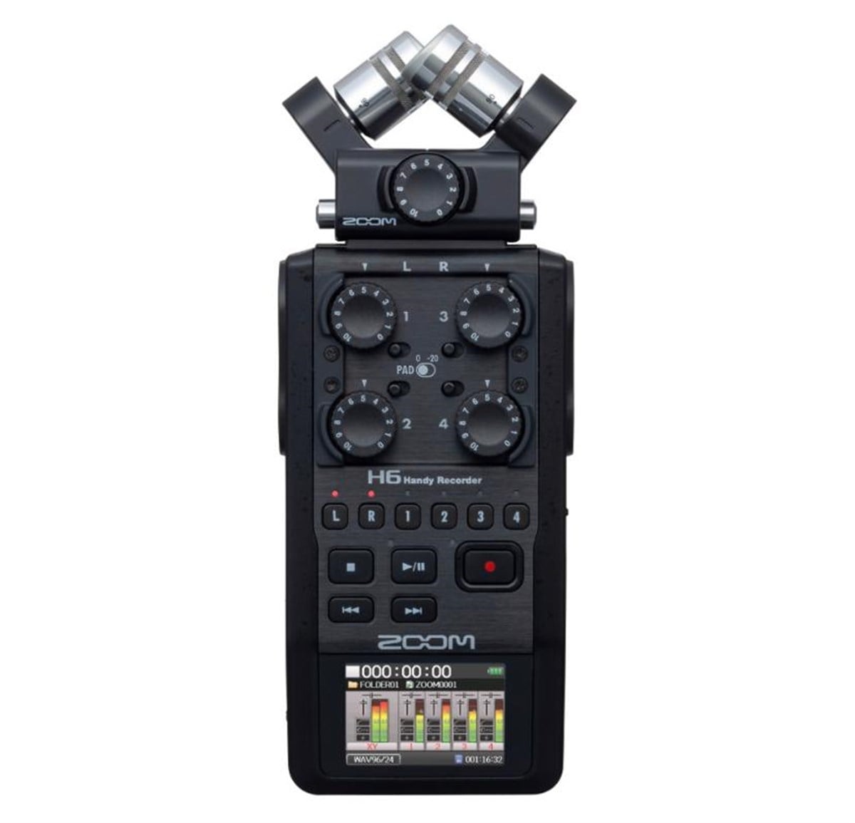 Zoom H6 Ses Kayıt Cihazı (Siyah)
