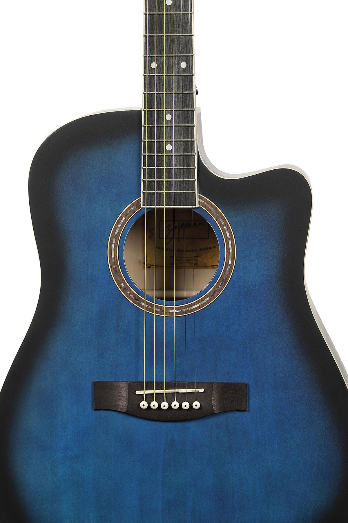 Zoppran ACZP100BLS Mavi Akustik Gitar
