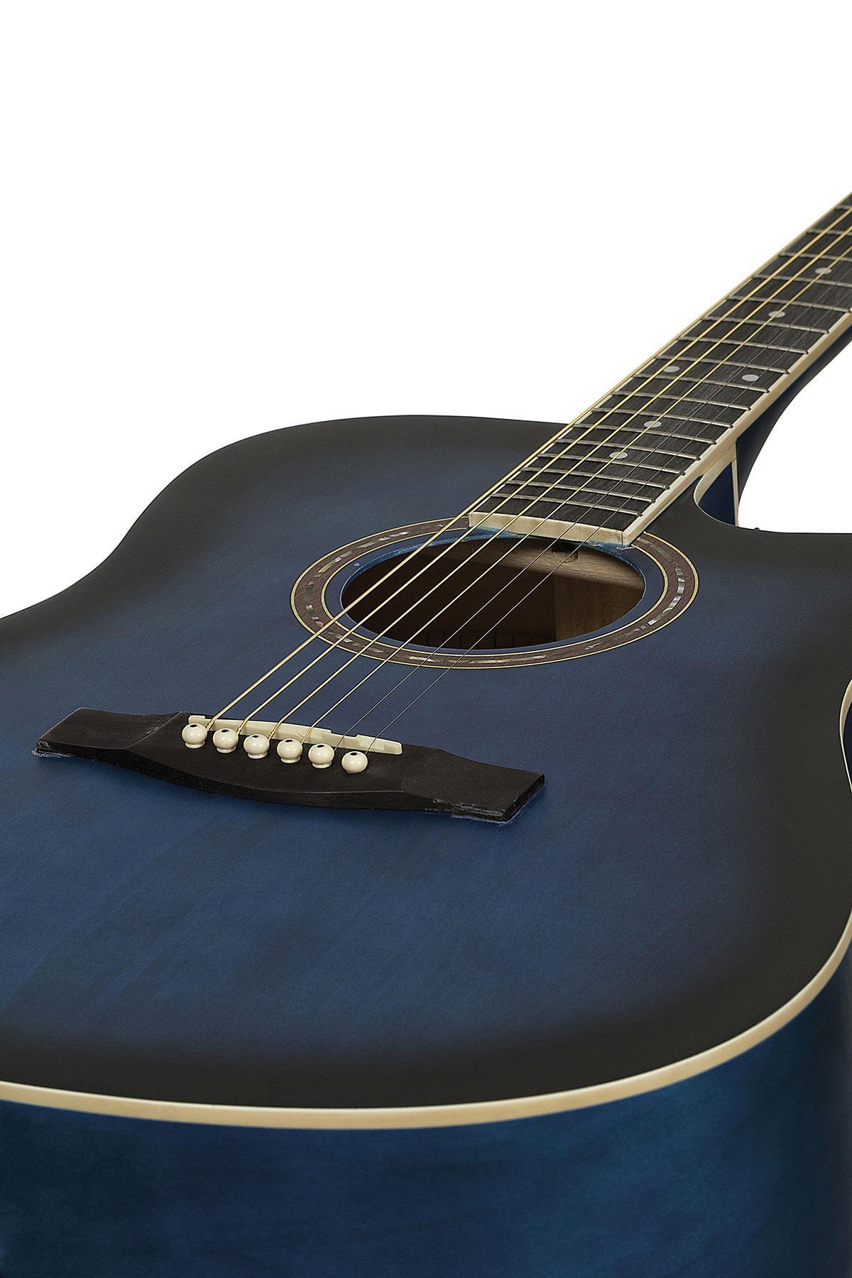 Zoppran ACZP100BLS Mavi Akustik Gitar