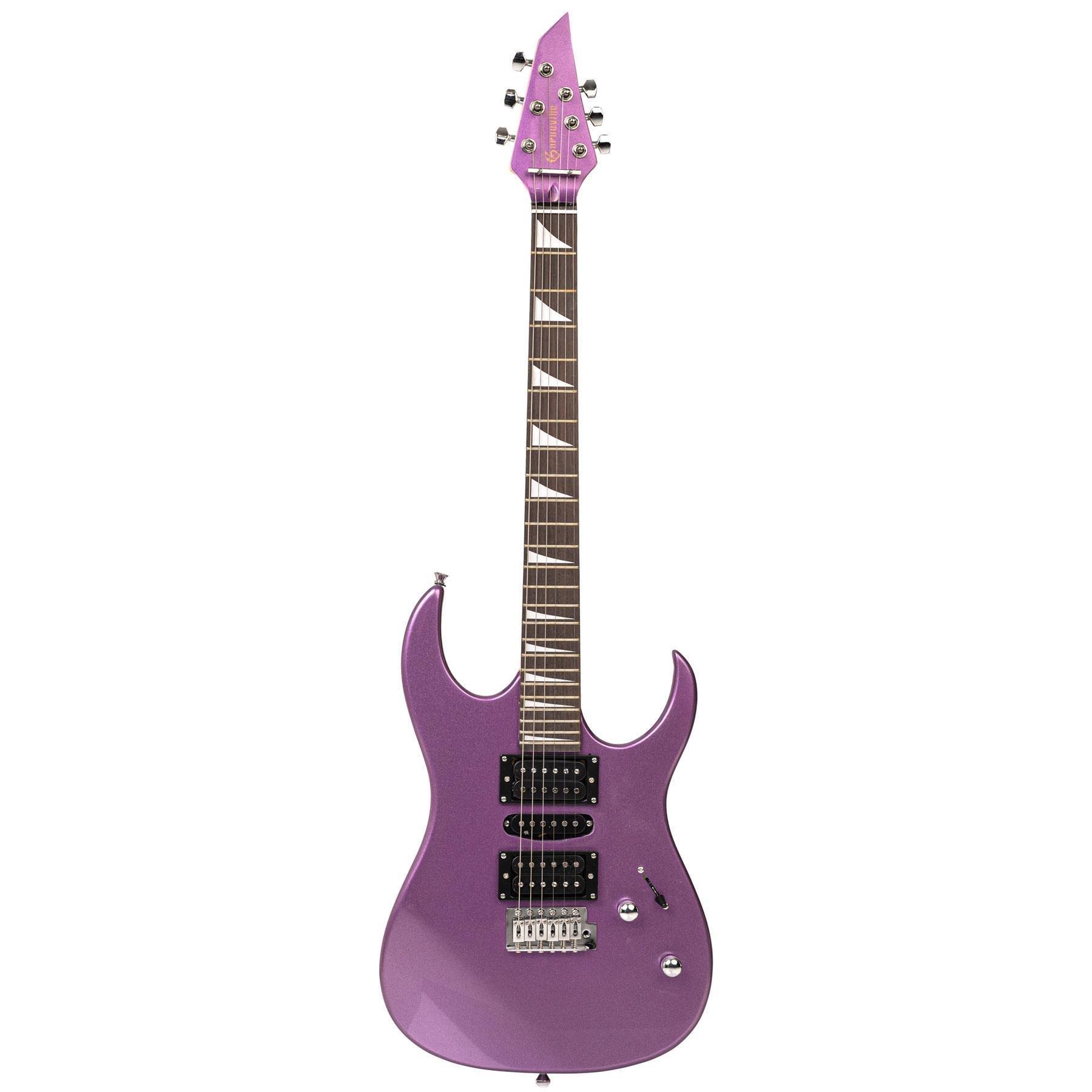 Zoppran Carneville Black Diamond Series BD200PP Mor Elektro Gitar