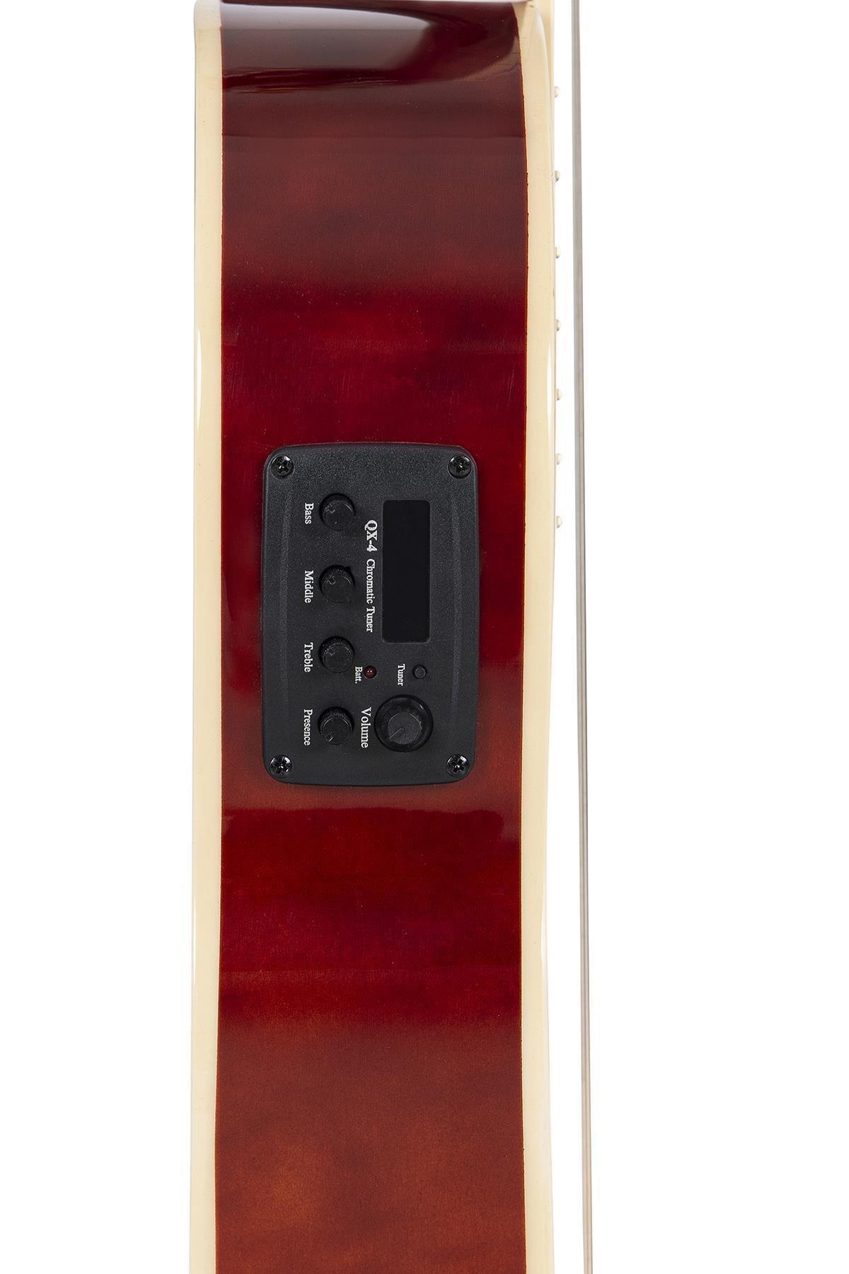 Zoppran QCG10CSL İnce Kasa Elektro Klasik Gitar