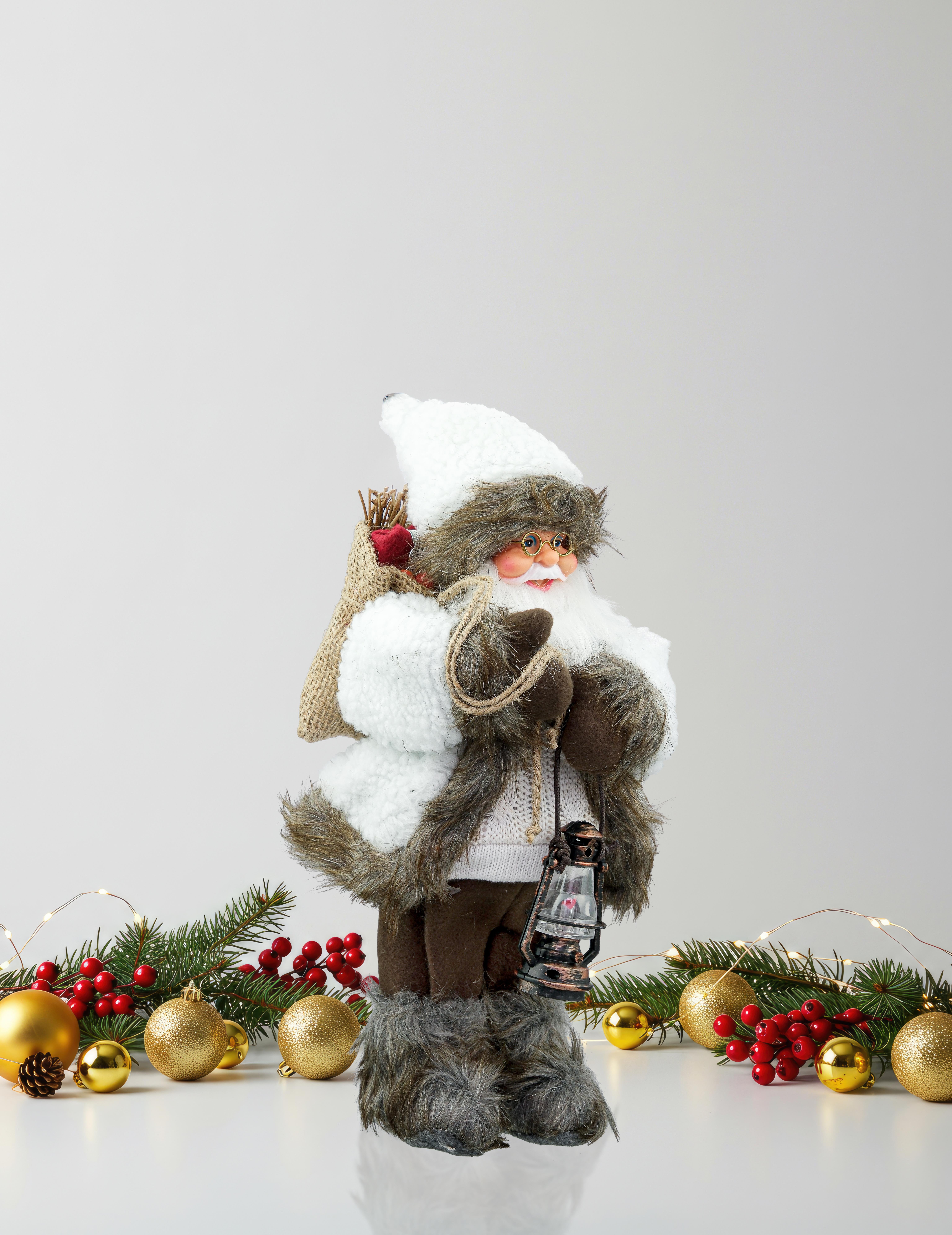CansüsDekoratif 30 cm Noel Baba Figürü – Yılbaşı Süsleme ve Ev Dekoru123456935