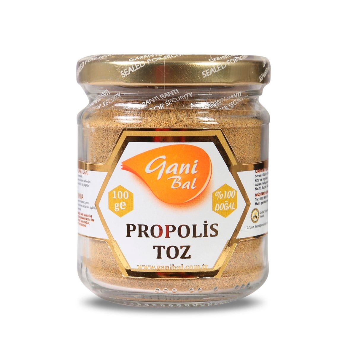 Toz propolis 100 Gr