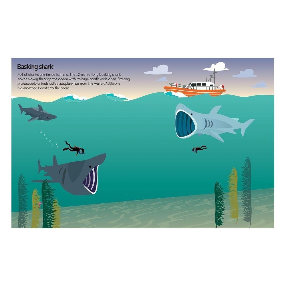 555 Sticker Fun Sharks
