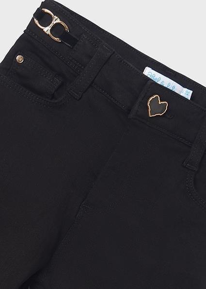 Abel & Lula Kız Çocuk Siyah Denim Pantolon