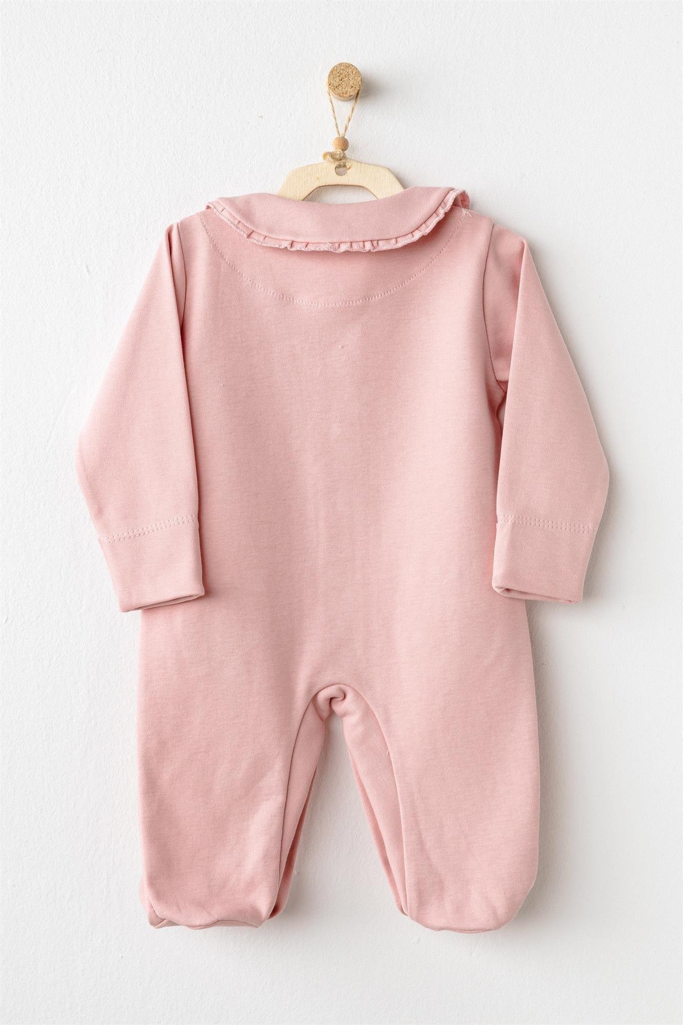 Andywawa Bebek Little Leopard Romper Tulum Pembe AC26240