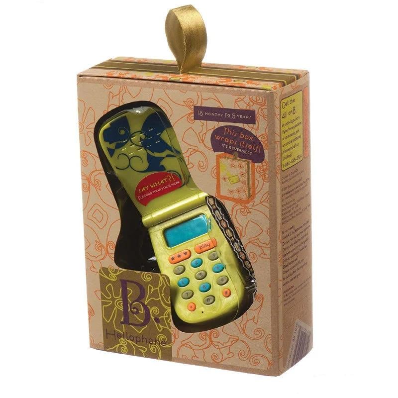 B.Toys Hellophone Ses Kayıtlı, Müzikli Telefon - Yeşil