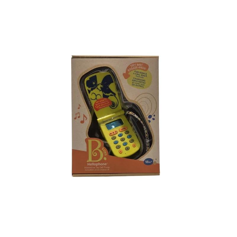 B.Toys Hellophone Ses Kayıtlı, Müzikli Telefon - Yeşil