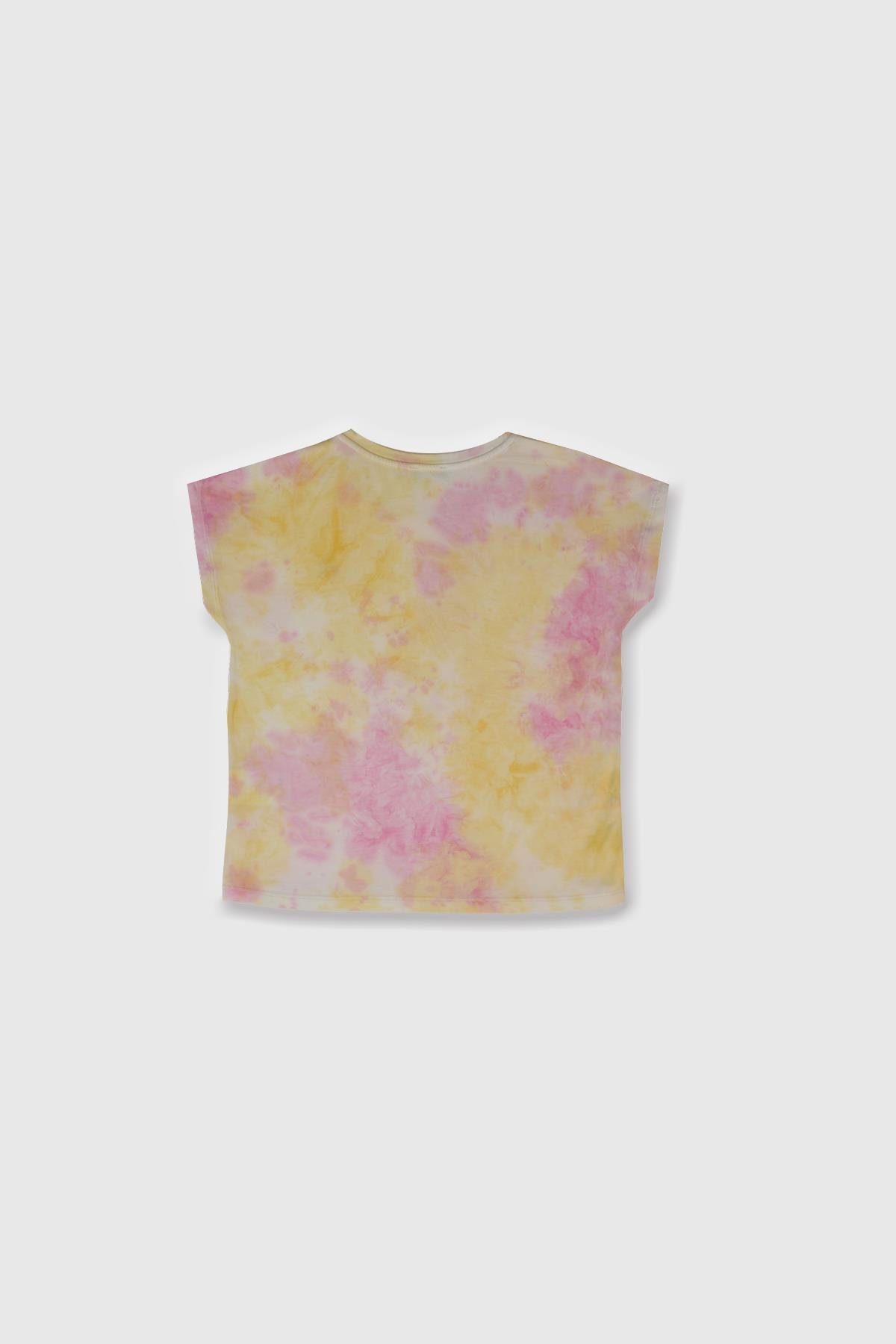 Benetton Kız Çocuk Batik Tişört 17077