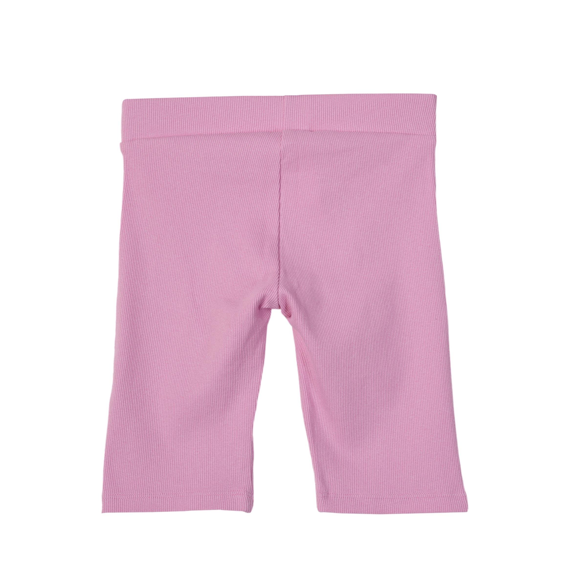 Benetton Kız Çocuk Pembe Kısa Tayt 