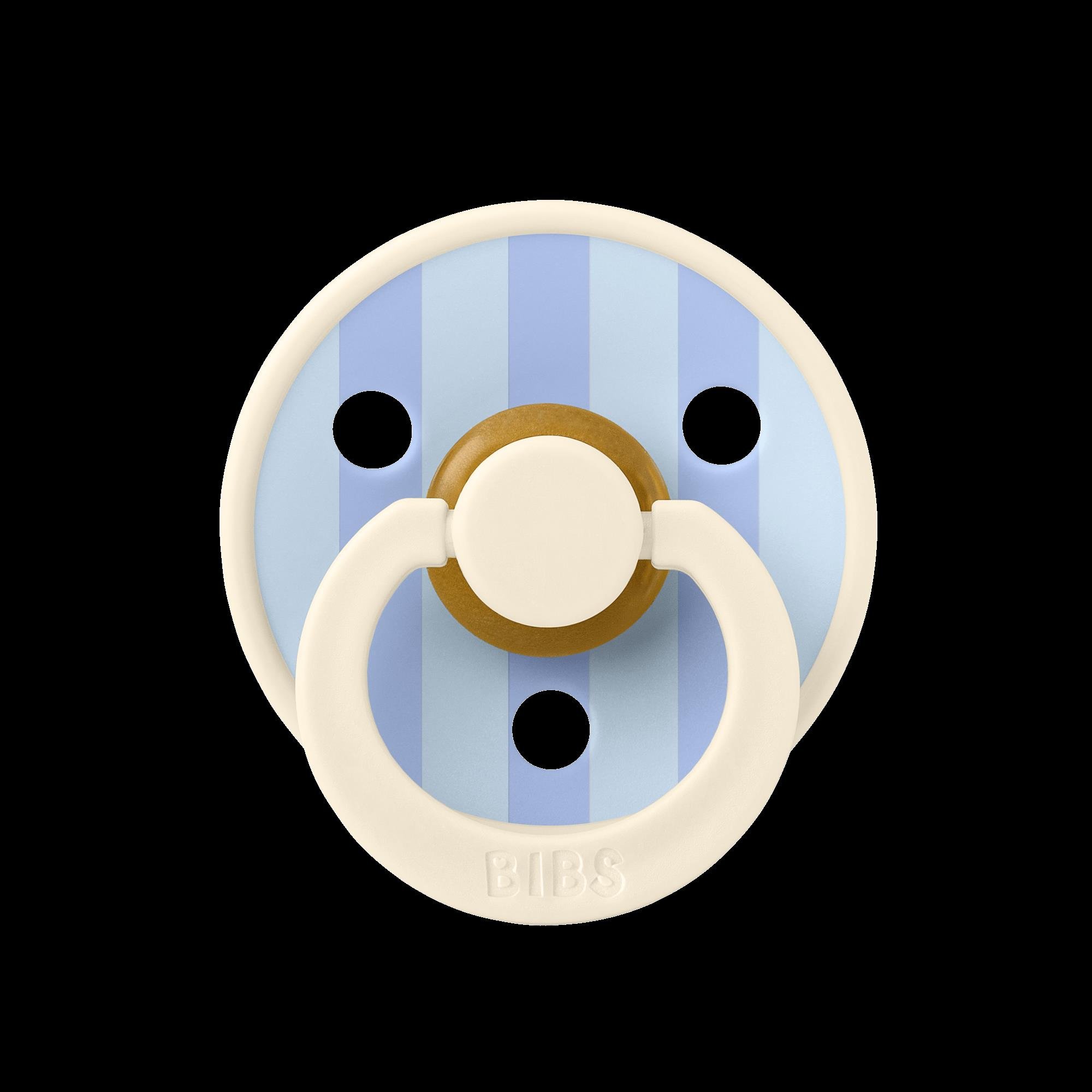 Bibs Studio Colour Block Kauçuk Emzik / Ivory & Dusty Blue