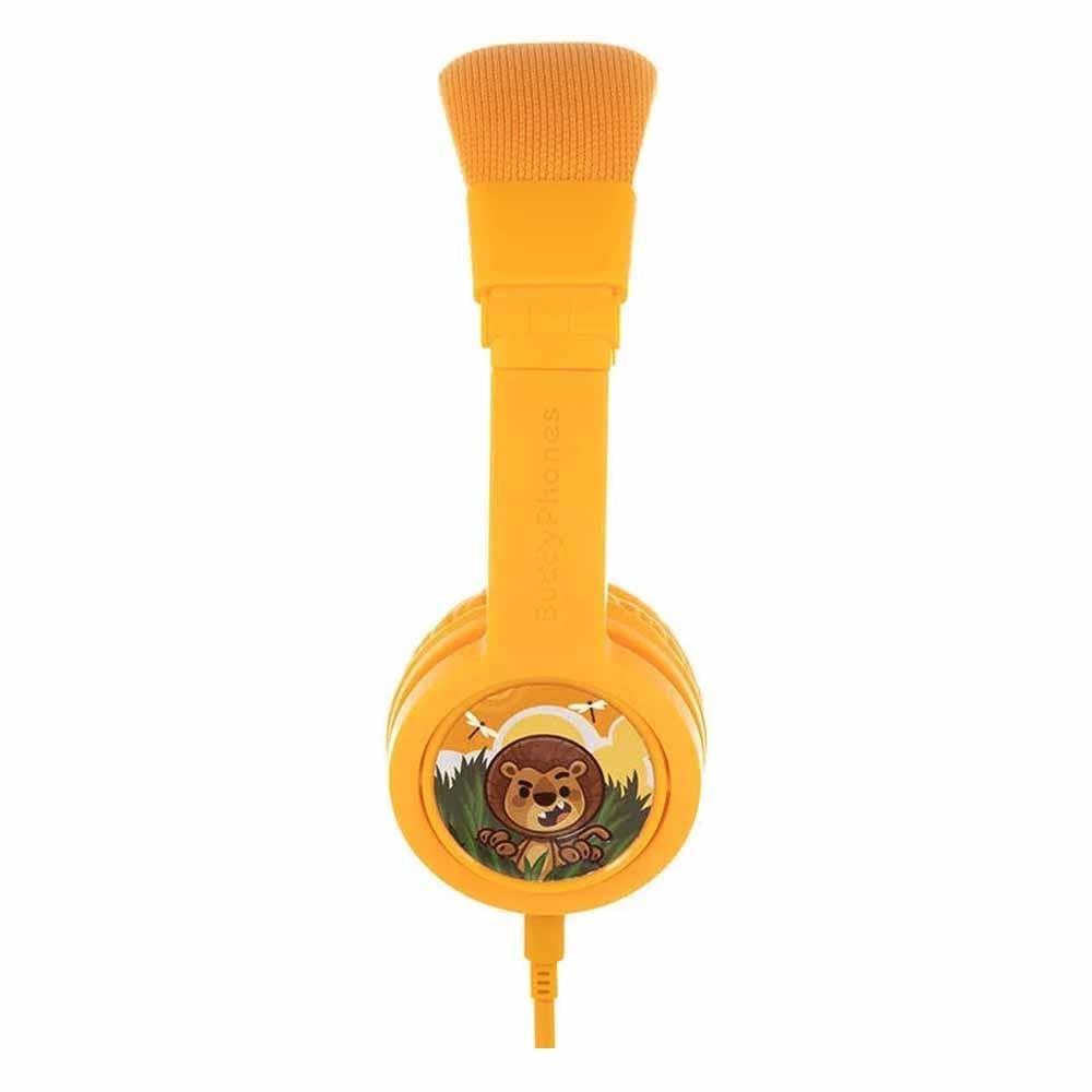 Buddyphones Explore+ - Çocuklar İçin Kulak Üstü Kulaklık - Kablolu - Katlanabilir - Sarı