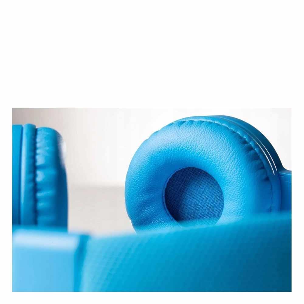 Buddyphones Explore+ - Çocuklar İçin Kulak Üstü Kulaklık - Kablolu - Katlanabilir - Mavi