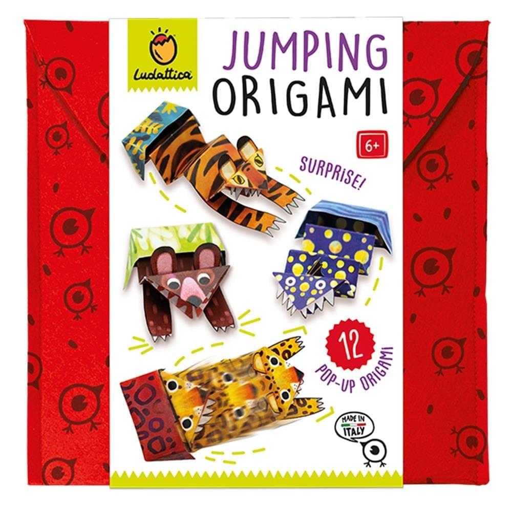 EASY ORIGAMI - JUMPING - SURPRISE!