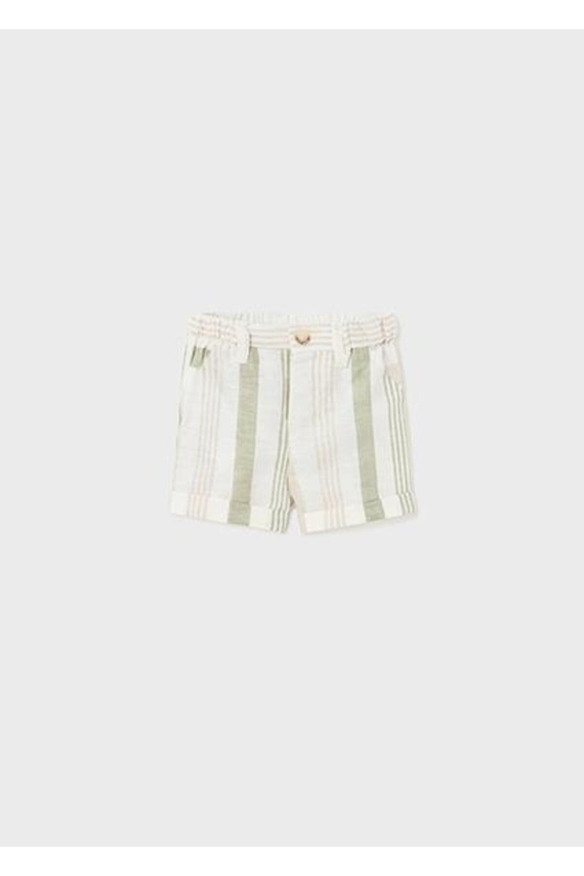 Erkek Bebek Yeşil Kısa Pantolon 01213-042