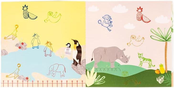 Floss & Rock Stamper Ahşap Baskı Seti / Jungle