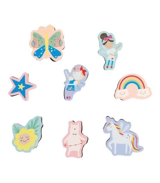 Floss & Rock Stamper Ahşap Baskı Seti / Rainbow Fairy