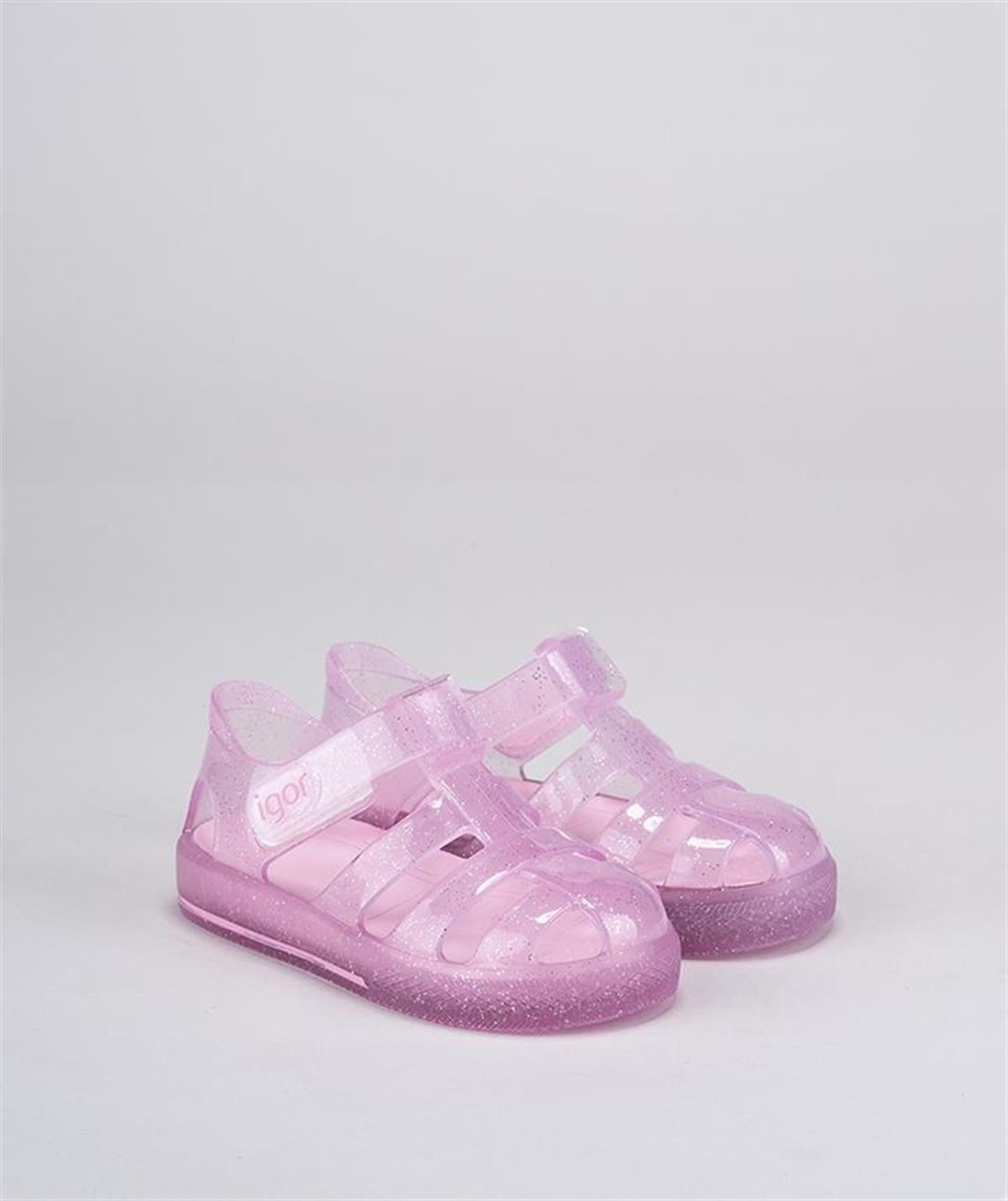 İgor Star Glitter Pembe Çocuk Sandalet