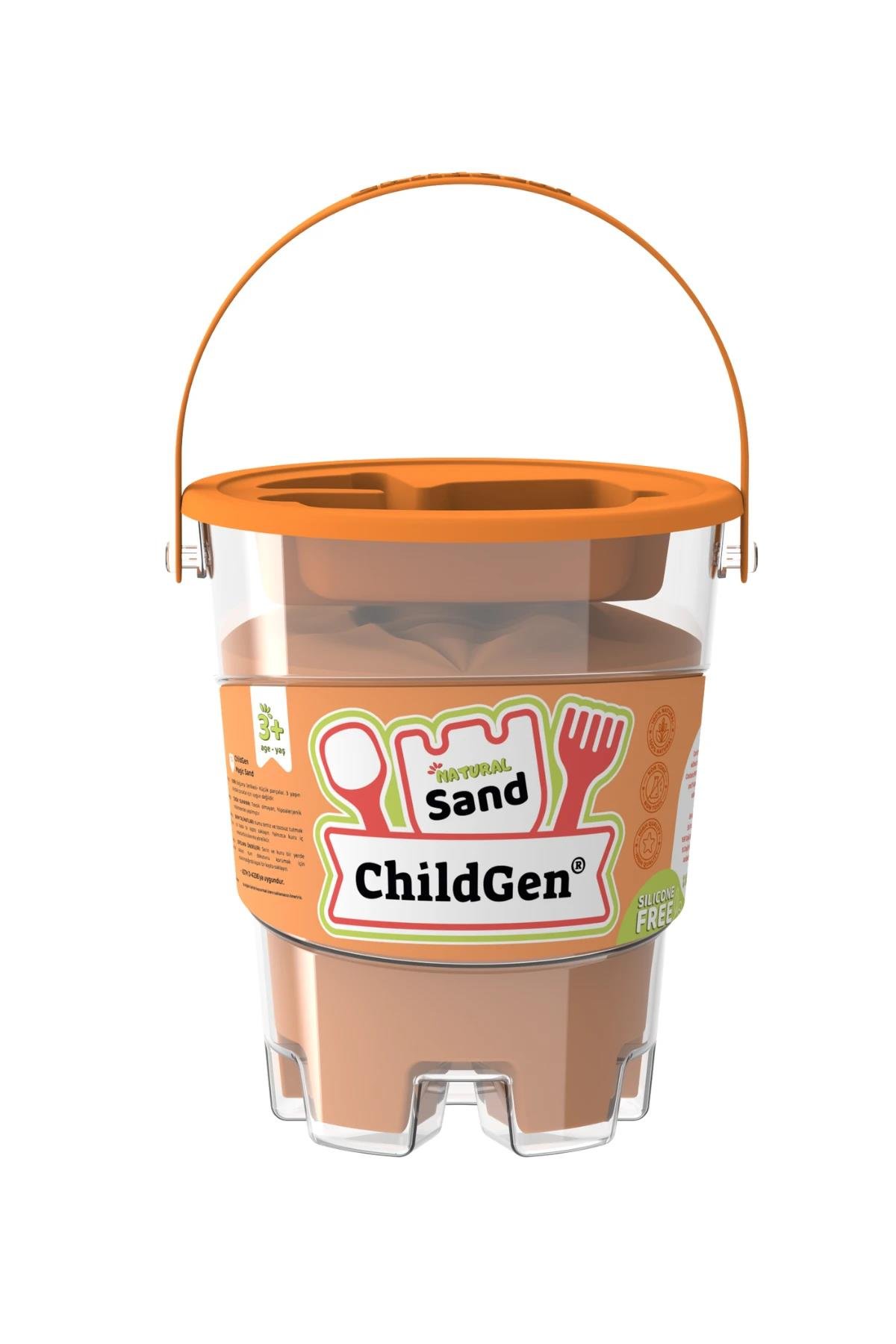 KİNETİK KUM 500 gr - TURUNCU