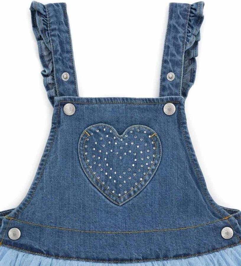 Kız Çocuk Denim Salopet