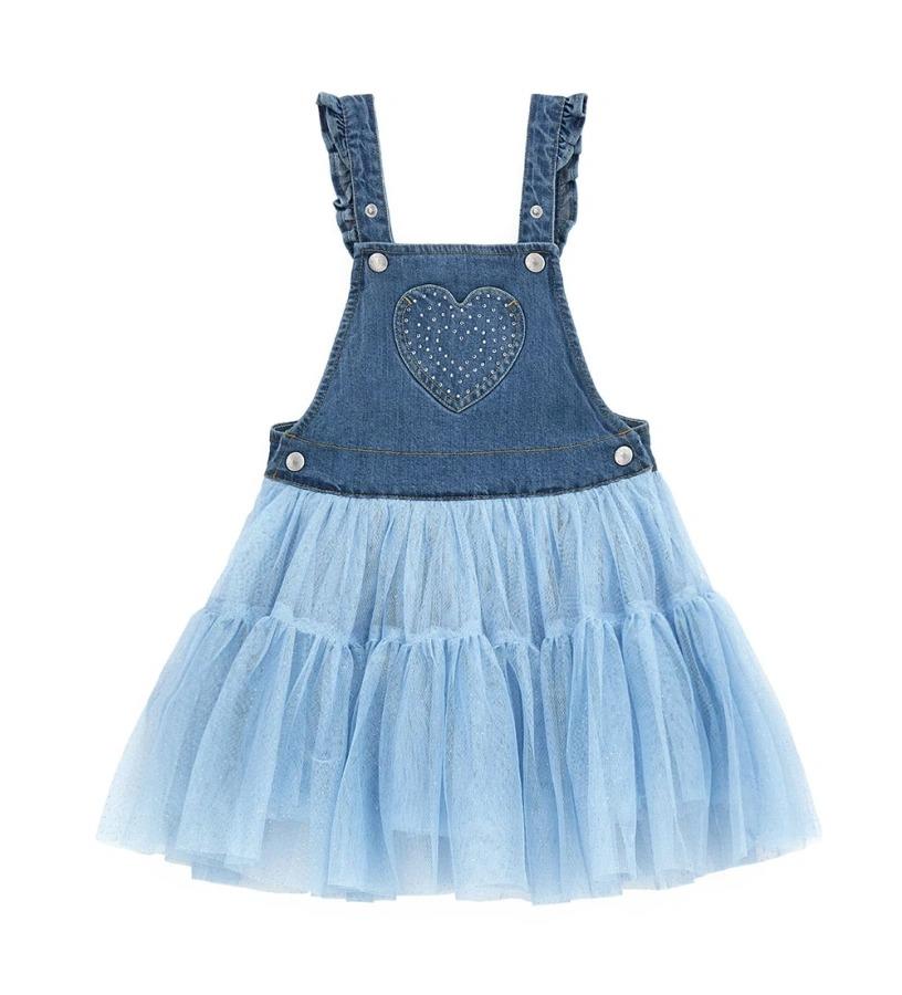 Kız Çocuk Denim Salopet