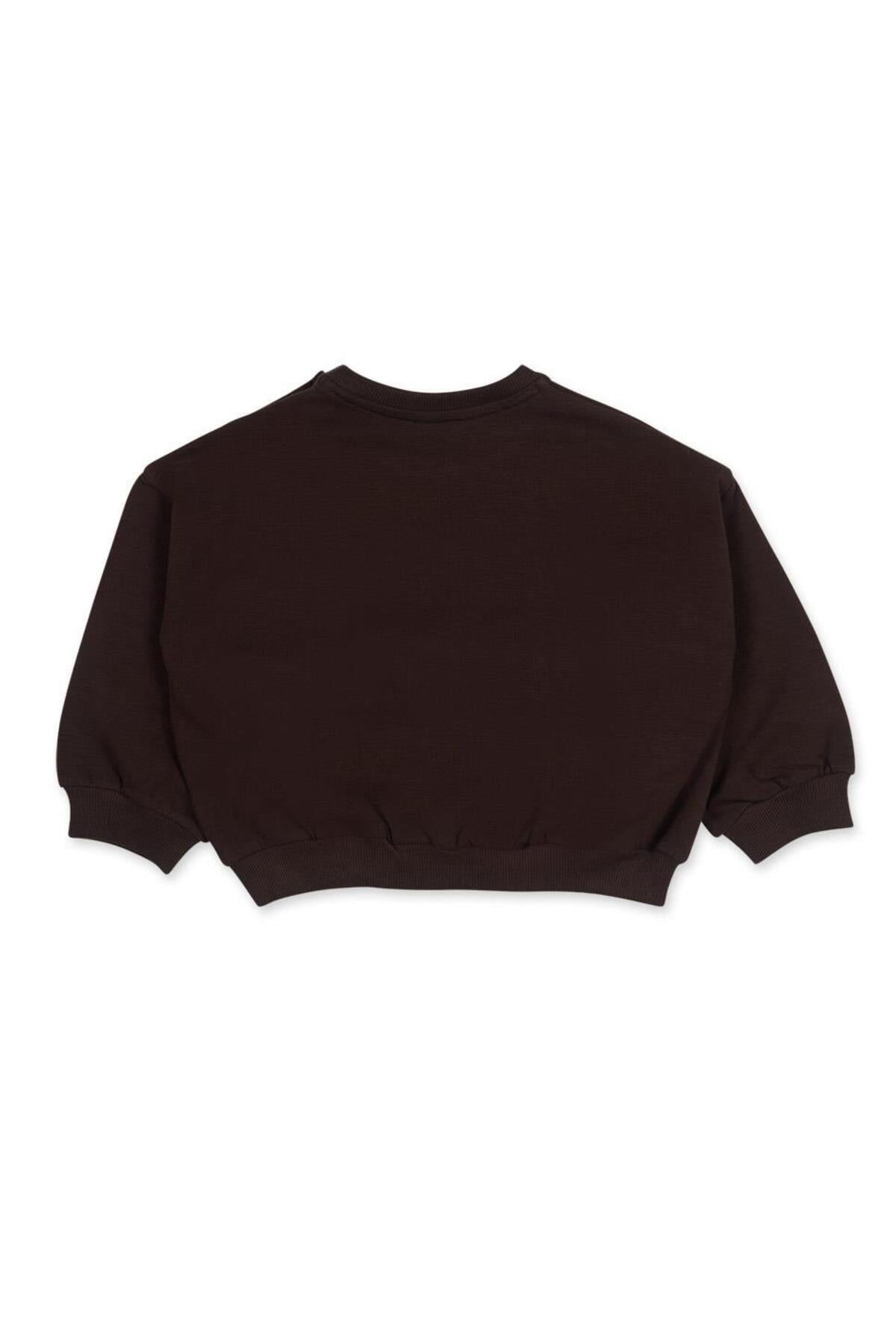 Kız Çocuk Siyah Sweatshirt