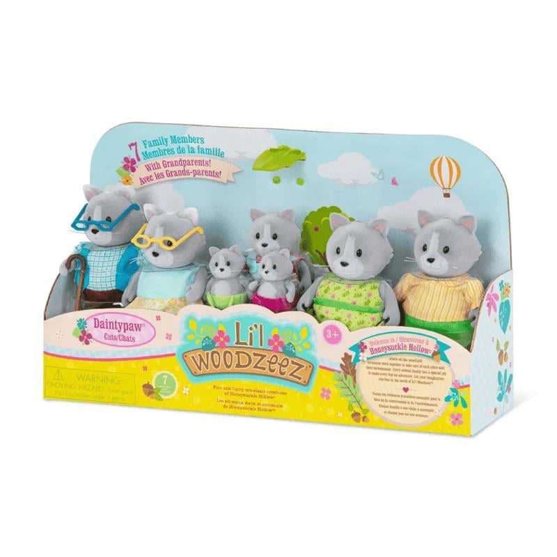 Li'l Woodzeez Gri Kedi Ailesi
