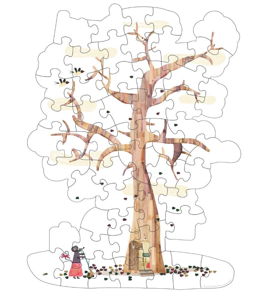 Londji My Tree Çift Taraflı Puzzle